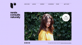 Renee Naturally, Home page Renee Naturally, Home page